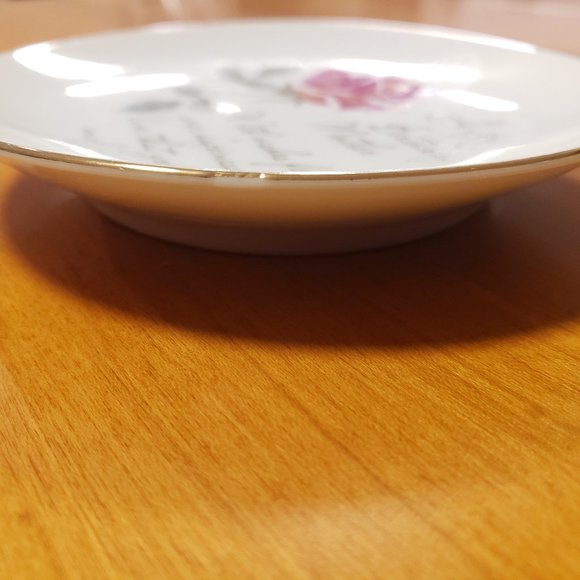 MOTHER'S BIRTHDAY: AMERICAN GREETINGS CORP LASTING TREASURES 4" MINI PLATE - Picture 3 of 3